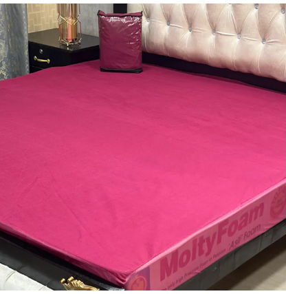 Waterproof Mattress Cover for Double Bed Terry Cotton Fabric Mattress Cover| Water Protector Mattress Covers