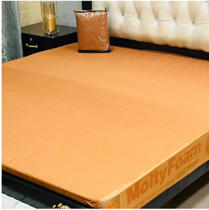 Waterproof Mattress Cover for Double Bed Terry Cotton Fabric Mattress Cover| Water Protector Mattress Covers